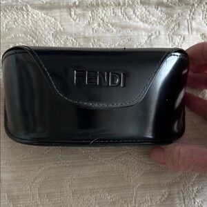 Fendi Glossy Black Eyewear Case